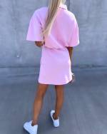 Rožinis Stretch Dresskleit