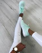Turquoise Super Light And Comfortable Casual Shoes