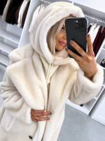 Pruun Kaelusega Müts