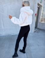 Brūns Mīksta Jaka Ar Rāvējslēdzēju