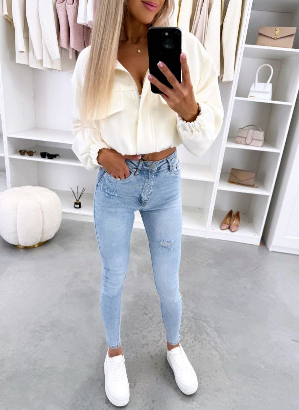 Sinine Heledad Stretch Teksad