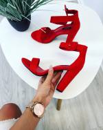 Red Heel Ankle Boot
