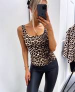 Leopardas Leopardimustriline Veniv Top