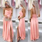 Roosa Satiinkangast Maksikleit