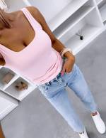 Balts Stieptais Top