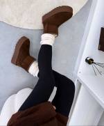 Beež Paksema Tallaga UGG Stiilis Saapad