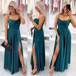 Roosa Satiinkangast Maksikleit