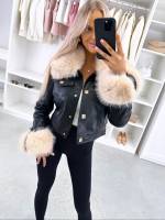 Juoda Striukė Su šiltu Vidiniu Pamušalu