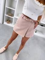 Melns Svārkšorti Ar Jostu