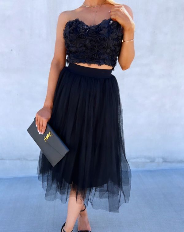 Black Tulle Skirt