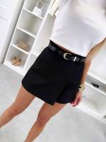 Melns Svārkšorti Ar Jostu