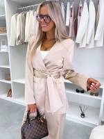 Punane Keskelt Seotav Pintsakjakk