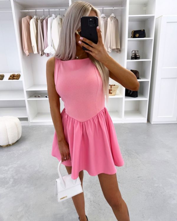 Pink Skater-style Dress