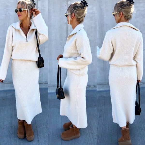 Light Beige Two-piece Set