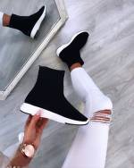 Beige Ankle Casual Shoes