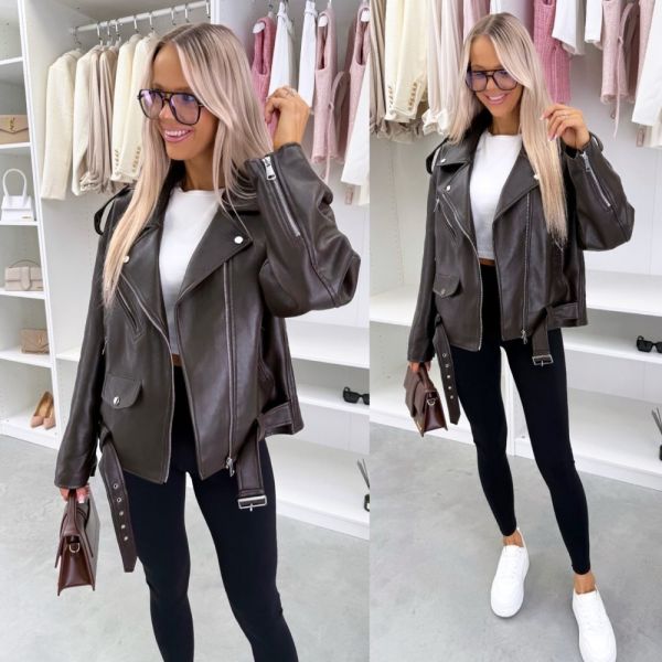 Pruun Oversized Tagi