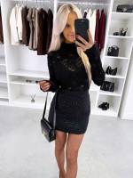 Juoda Nėriniuota Palaidinė