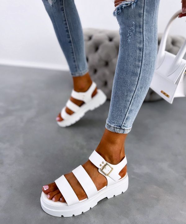 White Comfortable Sandals