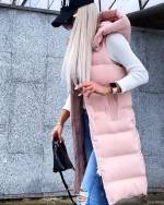 Pink Long Buffer Vest