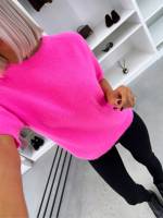 Fuksia Pehme Kampsun