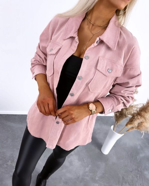 Pink Oversized Jacket