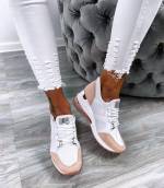 Pink Comfy And Lightweight Casual Shoes