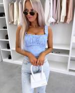 Kollane Crop-top