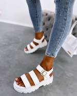 White Comfortable Sandals