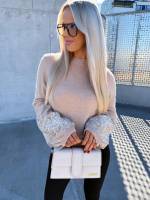 Kaamel Litritega Pehme Kampsun