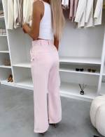 Šviesiai Mėlynas Patogaus Kirpimo Tiesios Kelnės