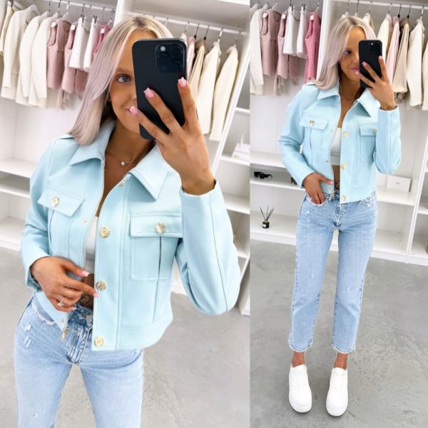 Sinine Kuldsete Detailidega Lukuga Tagi