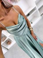 Roosa Satiinkangast Maksikleit