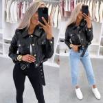 Бежевый Приталенный жакет на кнопках