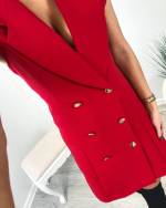 Красный Viisakas Vest-kleit