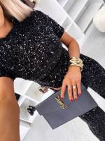 Tumepunane Pehme Litritega Crop-pluus