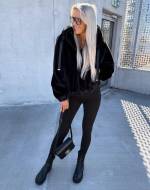 Brūns Mīksta Jaka Ar Rāvējslēdzēju