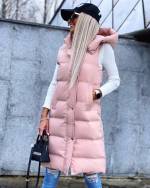 Pink Long Buffer Vest