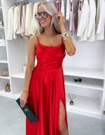 Roosa Satiinkangast Maksikleit