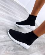 Black Ankle Casual Shoes