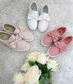 Pink Casual Casual Shoes With Ties