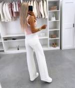 Valge Pehmed Ja Venivad Teksad