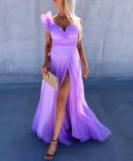 Purple Tulle Dress