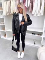 Taupe Oversize Sporta Džemperis