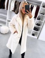 Czarny Lekki I Miękki Płaszcz Zapinany Na Napy