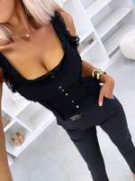 Valge Pitsist äärega Veniv Top