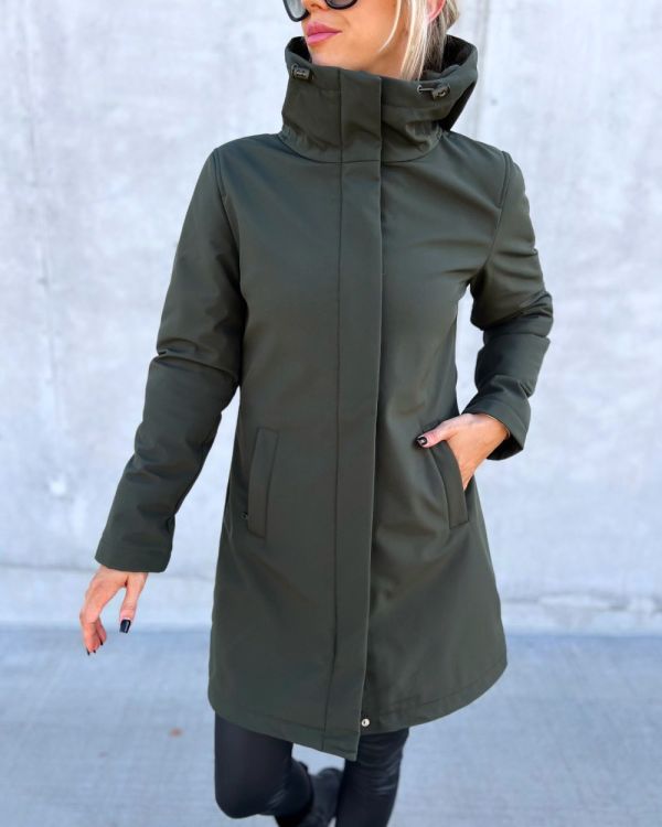 Khaki Softshell Pikem K/S Veekindel Parka