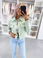 Синий Мягкий свитшот с деталями в золотистом тоне