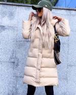 Beige Lightweight Warm Winter Coat