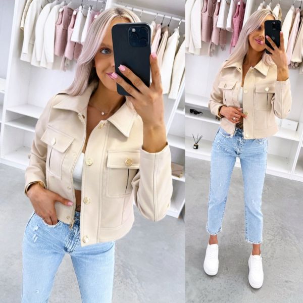 Beež Kuldsete Detailidega Lukuga Tagi