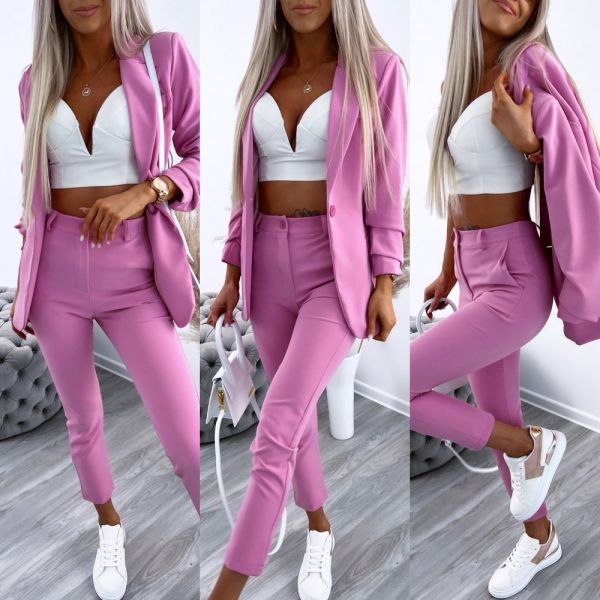 Pink Two-piece Set